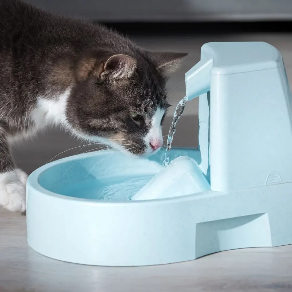 Fuentes de agua de para gatos con sensor de movimiento